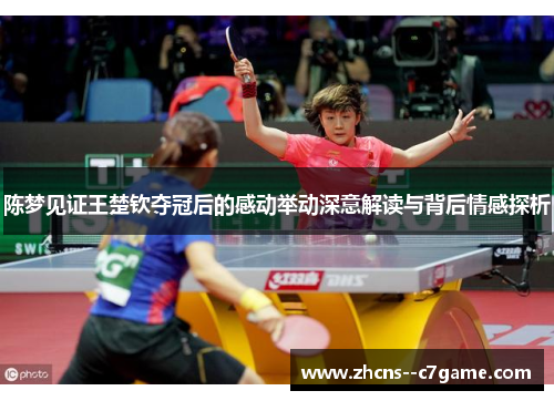 陈梦见证王楚钦夺冠后的感动举动深意解读与背后情感探析 陈梦见证王楚钦夺冠后的感动举动深意解读与背后情感探析
